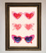 Heart Sunglasses Framed Poster - Hi Society