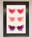 Heart Sunglasses Framed Poster - Hi Society