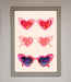Heart Sunglasses Framed Poster - Hi Society