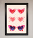 Heart Sunglasses Framed Poster - Hi Society