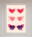 Heart Sunglasses Framed Poster - Hi Society