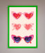 Heart Sunglasses Framed Poster - Hi Society