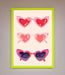 Heart Sunglasses Framed Poster - Hi Society