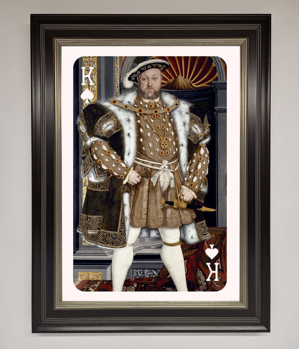 Henry The Eighth King Framed Wall Art - Hi Society