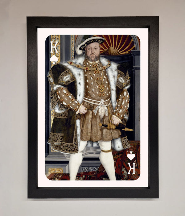 Henry The Eighth King Framed Wall Art - Hi Society