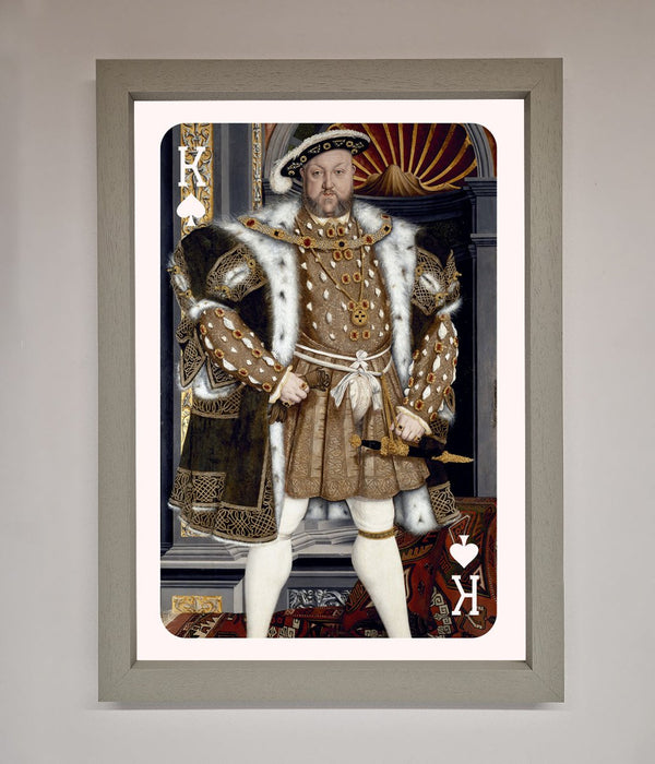 Henry The Eighth King Framed Wall Art - Hi Society