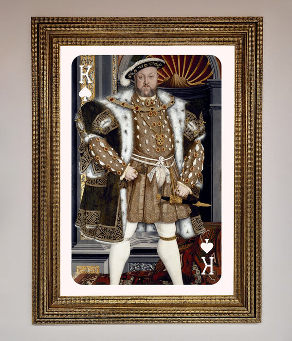 Henry The Eighth King Framed Wall Art - Hi Society