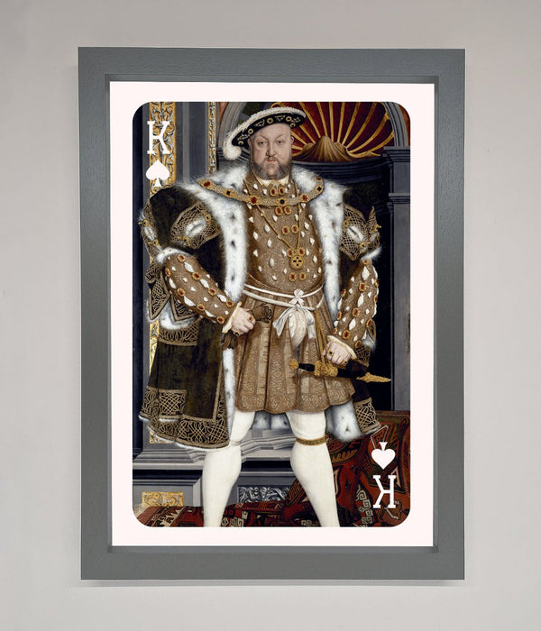 Henry The Eighth King Framed Wall Art - Hi Society