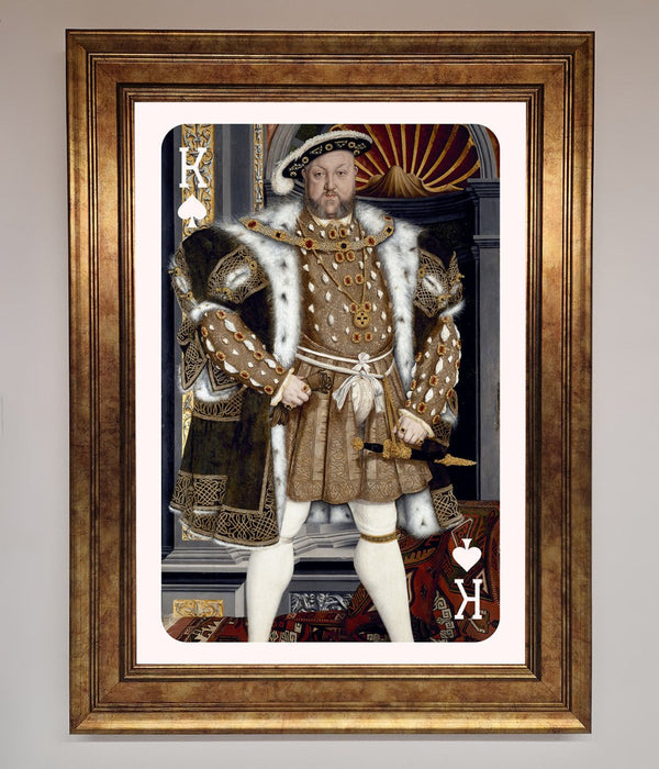 Henry The Eighth King Framed Wall Art - Hi Society