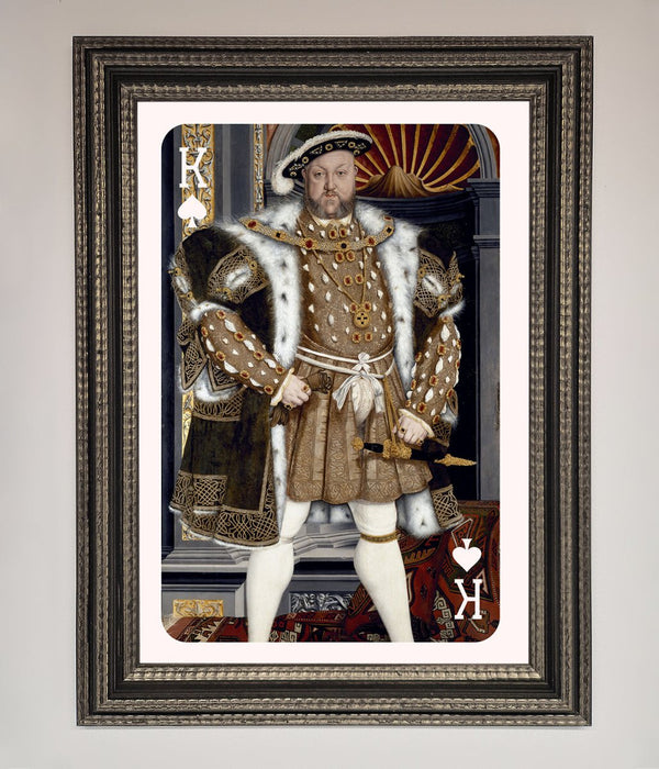 Henry The Eighth King Framed Wall Art - Hi Society