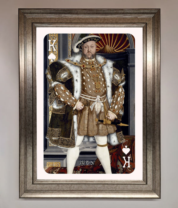 Henry The Eighth King Framed Wall Art - Hi Society
