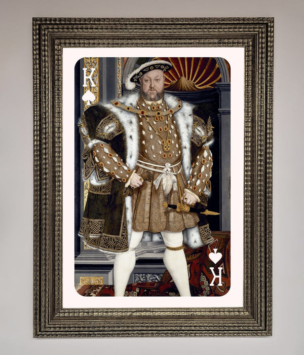 Henry The Eighth King Framed Wall Art - Hi Society
