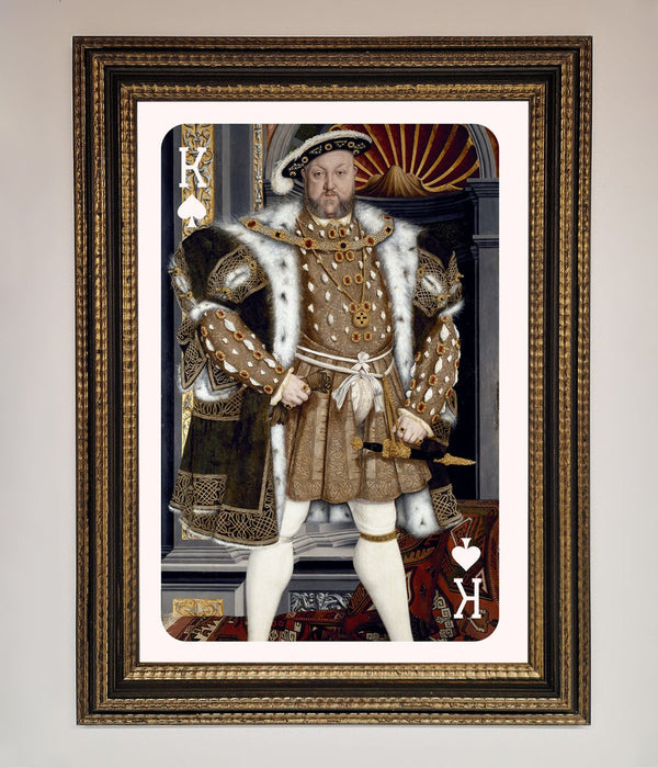 Henry The Eighth King Framed Wall Art - Hi Society