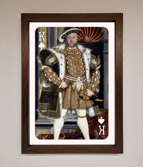 Henry The Eighth King Framed Wall Art - Hi Society