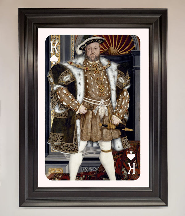 Henry The Eighth King Framed Wall Art - Hi Society
