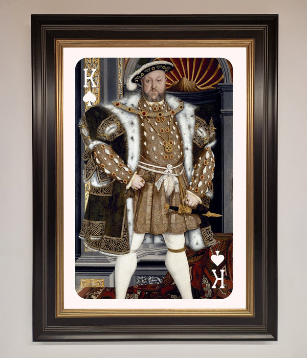 Henry The Eighth King Framed Wall Art - Hi Society
