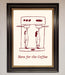 Here For The Coffee Framed Print - Hi Society