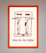 Here For The Coffee Framed Print - Hi Society