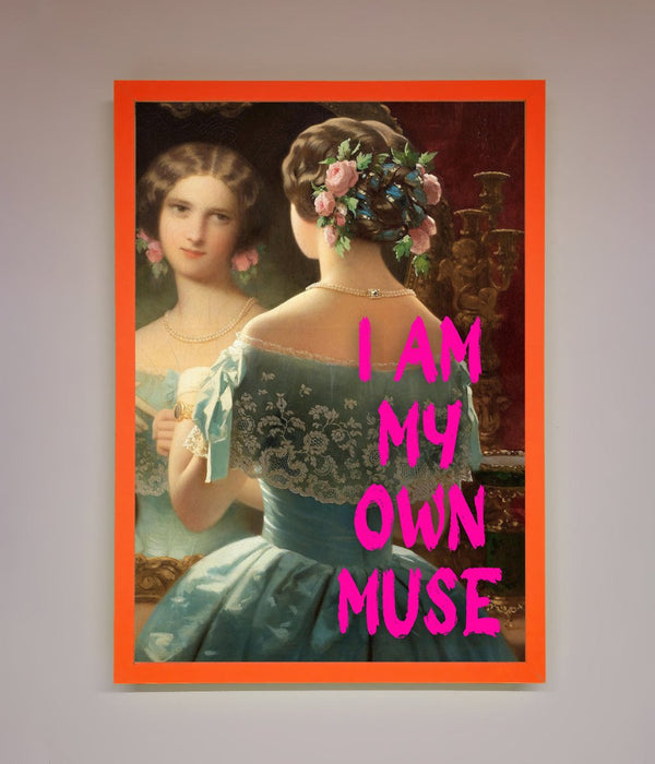 I Am My Muse Framed Print - Hi Society