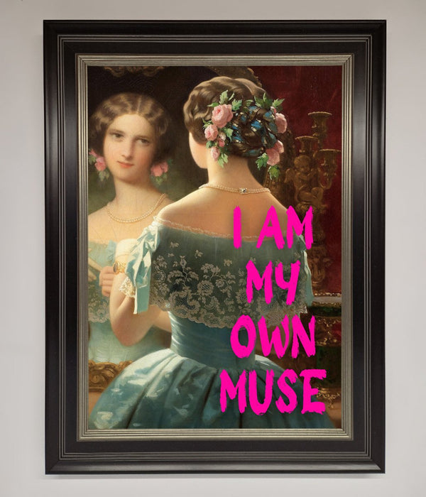 I Am My Muse Framed Print - Hi Society