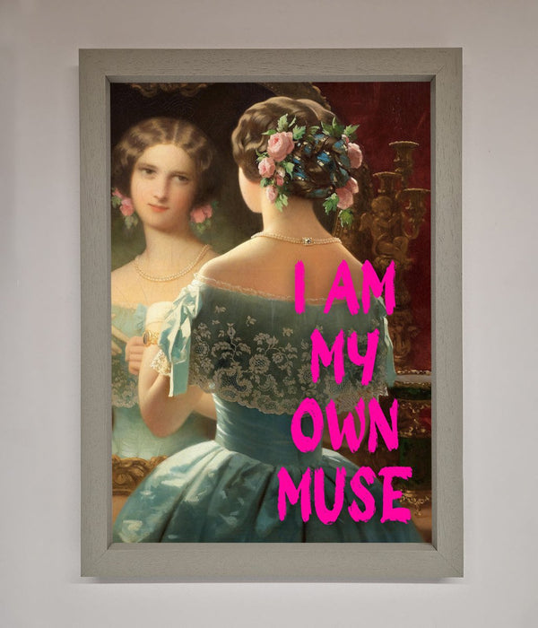 I Am My Muse Framed Print - Hi Society