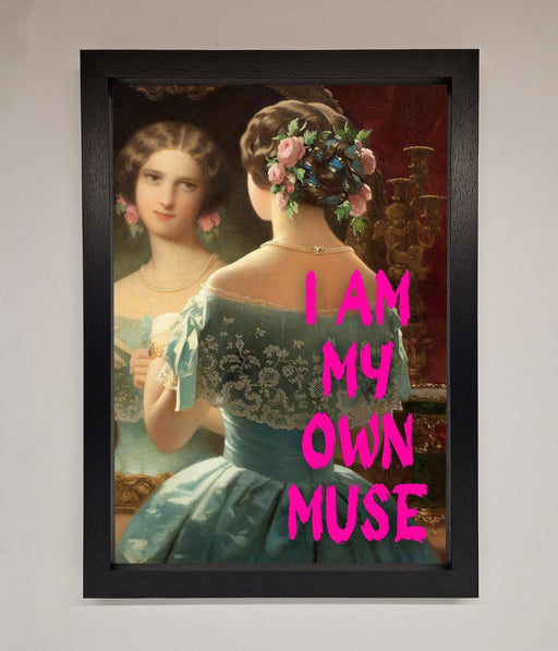 I Am My Muse Framed Print - Hi Society