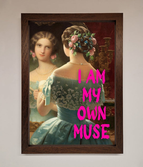 I Am My Muse Framed Print - Hi Society