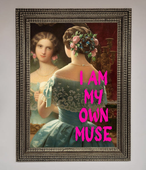 I Am My Muse Framed Print - Hi Society