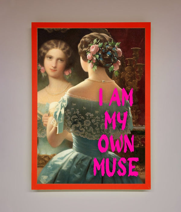 I Am My Own Muse Framed Print - Hi Society