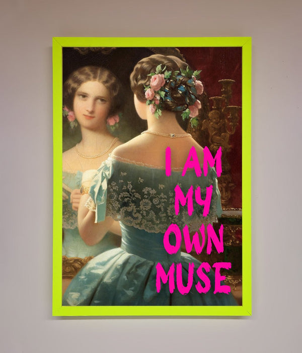 I Am My Own Muse Framed Print - Hi Society
