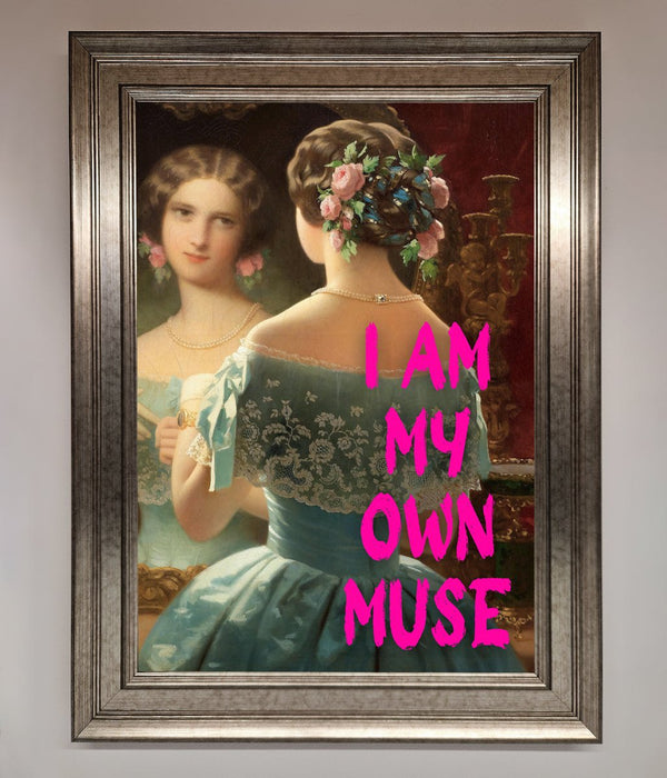 I Am My Own Muse Framed Print - Hi Society