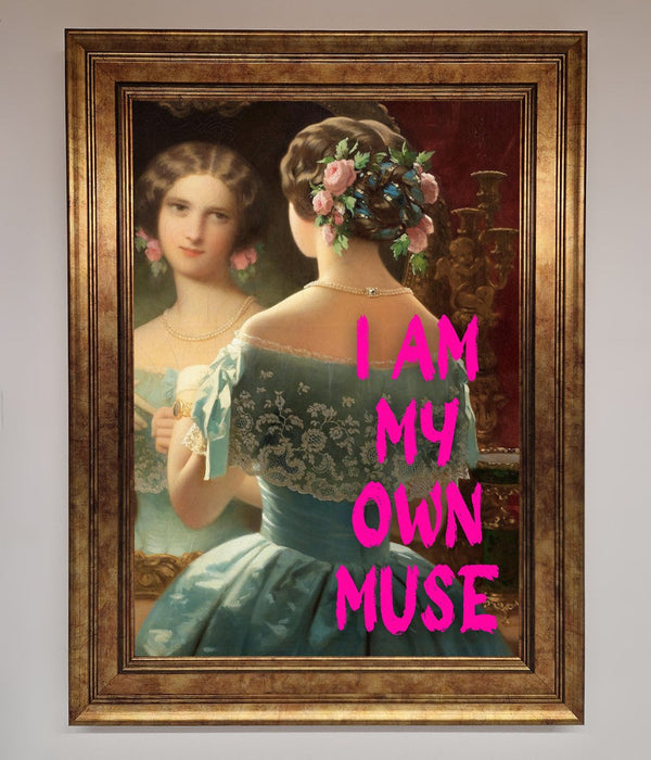 I Am My Own Muse Framed Print - Hi Society