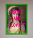 I Dont Care I Love It Framed Print - Hi Society