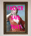 I Never Said That Framed Print - Hi Society