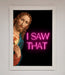 I Saw That Framed Print - Hi Society