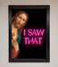 I Saw That Framed Print - Hi Society