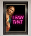 I Saw That Framed Print - Hi Society