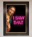 I Saw That Framed Print - Hi Society