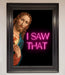 I Saw That Framed Print - Hi Society