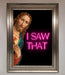 I Saw That Framed Print - Hi Society