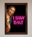 I Saw That Framed Print - Hi Society
