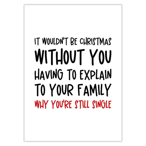It Wouldn’t Be Christmas Without... Christmas Card -