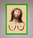 Jesus Breasts Framed Poster - Hi Society