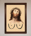 Jesus Breasts Framed Poster - Hi Society