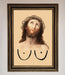 Jesus Breasts Framed Poster - Hi Society