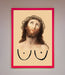Jesus Breasts Framed Poster - Hi Society