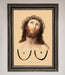Jesus Breasts Framed Poster - Hi Society