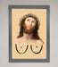 Jesus Breasts Framed Poster - Hi Society