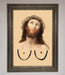 Jesus Breasts Framed Poster - Hi Society
