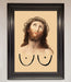Jesus Breasts Framed Poster - Hi Society